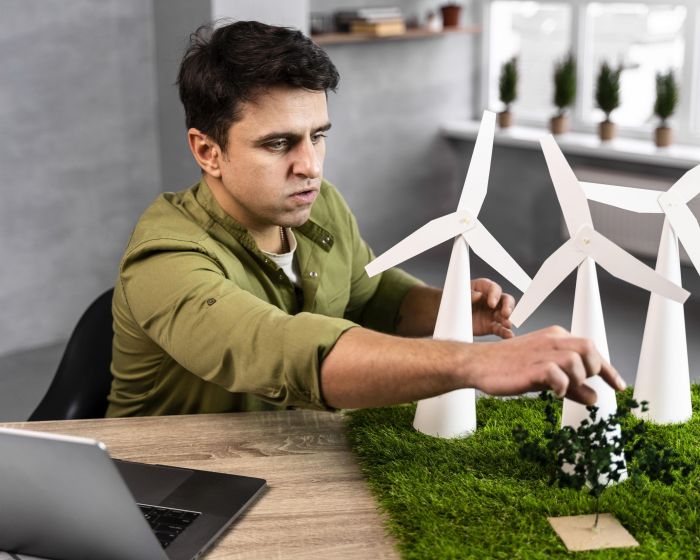 man-working-eco-friendly-wind-power-project-with-wind-turbines